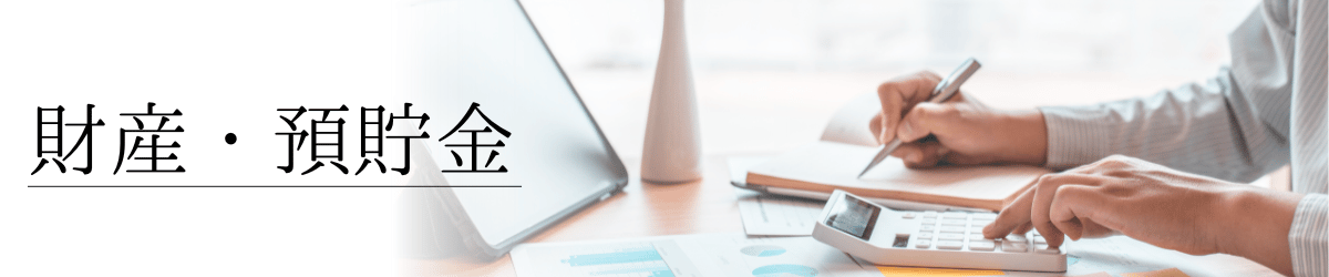 「財産・預貯金を調べる」の画像